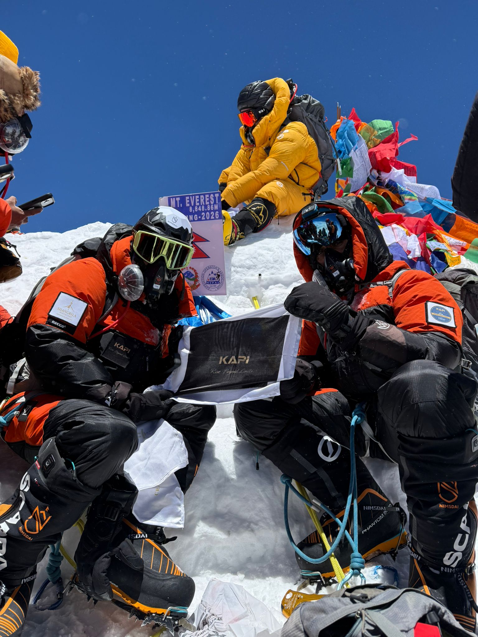 KAPI launch at the summit of Mount Everest